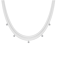 Collana Donna in Argento Cubic Zirconia NSSWR40